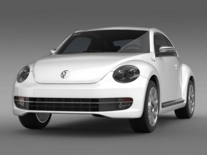 vw beetle fender edition 2012 3D 모델
