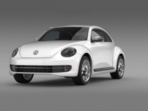 vw beetle fender edition 2012 3D 模型
