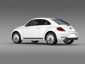 vw beetle fender edition 2012 3D 模型