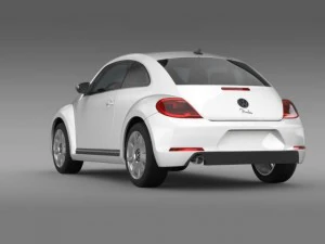 vw beetle fender edition 2012 3D Model