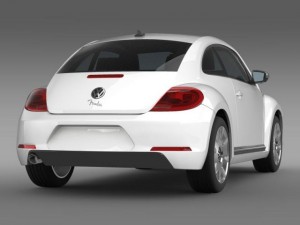 vw beetle fender edition 2012 3D 模型