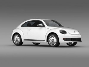 vw beetle fender edition 2012 3D 模型
