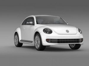 vw beetle fender edition 2012 3D 模型