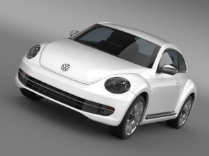 vw beetle fender edition 2012 3D 模型