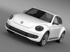vw beetle fender edition 2012 3D Model