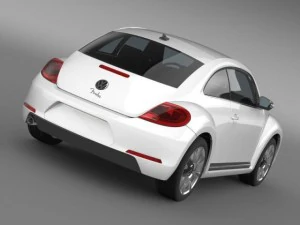 vw beetle fender edition 2012 3D Model