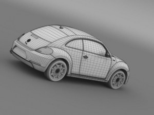 vw beetle fender edition 2012 3D 模型