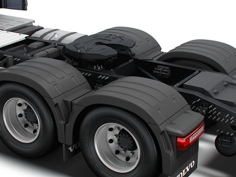 ボルボ FH16 エアロ 6x2 トラクター 2026 3Dモデル