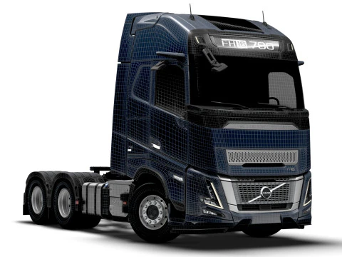 Trator Volvo FH16 Aero 6x2 2026 Modelo 3D