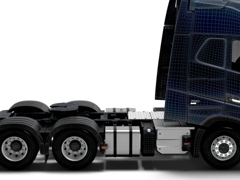 Trator Volvo FH16 Aero 6x2 2026 Modelo 3D