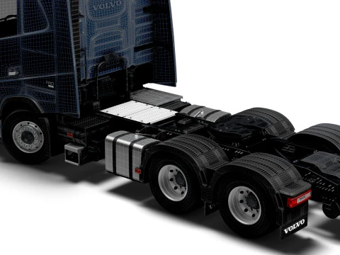 Trator Volvo FH16 Aero 6x2 2026 Modelo 3D