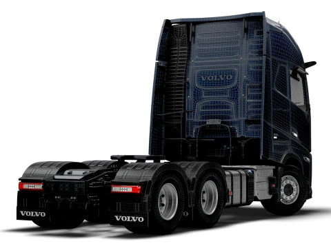 Trator Volvo FH16 Aero 6x2 2026 Modelo 3D