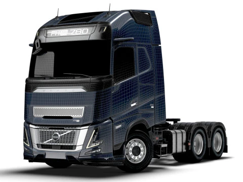 Trator Volvo FH16 Aero 6x2 2026 Modelo 3D