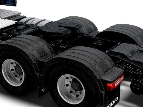 Trator Volvo FH16 Aero 6x2 2026 Modelo 3D