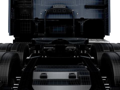 ボルボ FH16 エアロ 6x2 トラクター 2026 3Dモデル