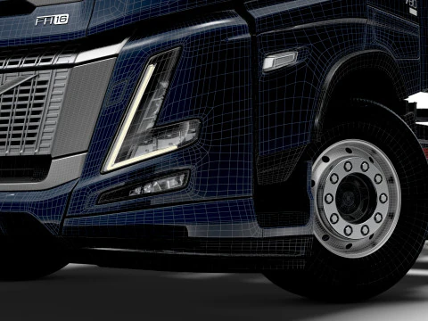 Trator Volvo FH16 Aero 6x2 2026 Modelo 3D