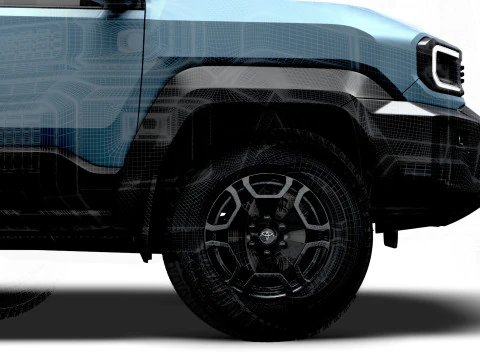 Prototipo Toyota Land Cruiser FJ 2026 Modello 3D