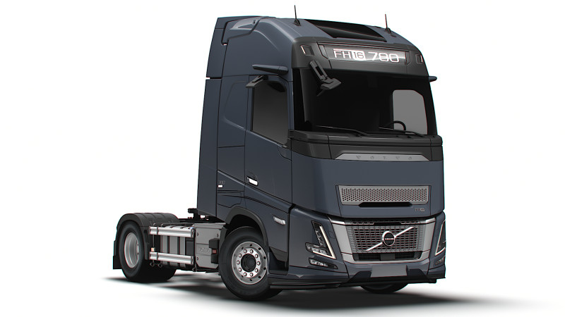 Tracteur Volvo FH16 Aero 4x2 2026 Modèle 3D .c4d .max .obj .3ds .fbx .stl .blend 