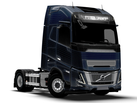 Tracteur Volvo FH16 Aero 4x2 2026 Modèle 3D