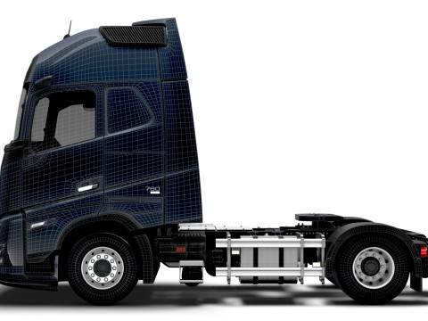Tracteur Volvo FH16 Aero 4x2 2026 Modèle 3D