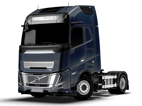 Tracteur Volvo FH16 Aero 4x2 2026 Modèle 3D