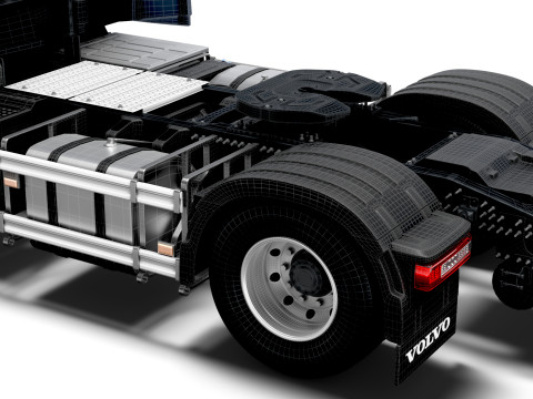 Tracteur Volvo FH16 Aero 4x2 2026 Modèle 3D