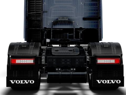 Tracteur Volvo FH16 Aero 4x2 2026 Modèle 3D