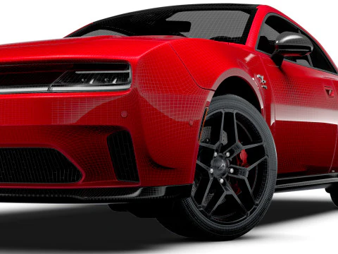 Dodge Charger Daytona RT Fase 1 2D LB 2026 Modello 3D