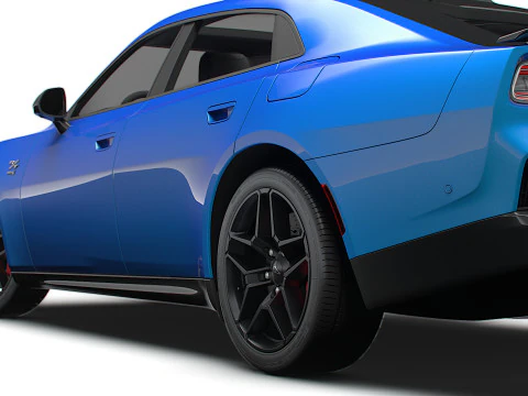 道奇 Charger 代托纳 RT Stage 1 4D LB 2025 3D 模型
