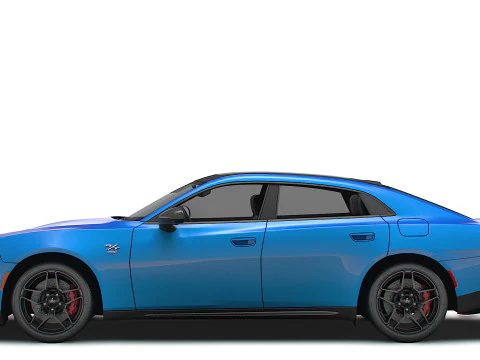 道奇 Charger 代托纳 RT Stage 1 4D LB 2025 3D 模型