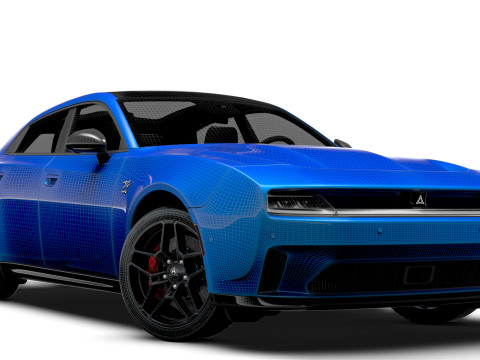 Dodge Charger Daytona RT Tahap 1 4D LB 2025 Model 3D