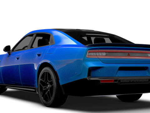 Dodge Charger Daytona RT Tahap 1 4D LB 2025 Model 3D