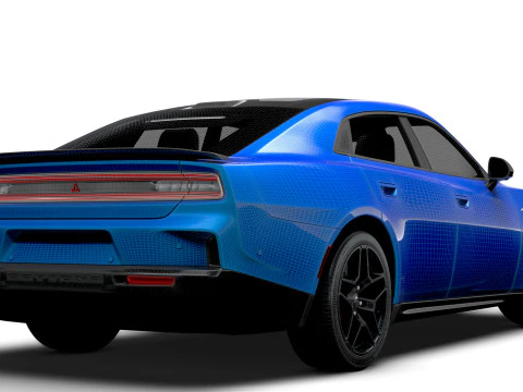 道奇 Charger 代托纳 RT Stage 1 4D LB 2025 3D 模型