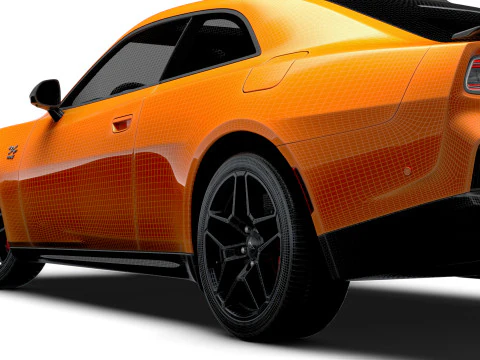 Dodge Charger RT Fase 1 2D LB 2026 Modello 3D