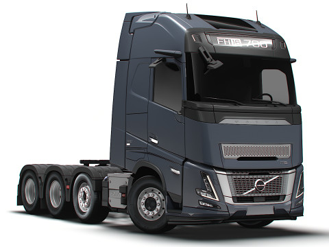 Volvo FH16 Aero 8x4 Tractor 2026 3D Model
