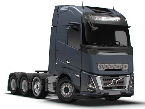 Trattore Volvo FH16 Aero 8x4 2026 Modello 3D