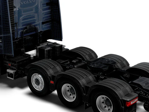 Volvo FH16 Aero 8x4 Tractor 2026 3D Модель