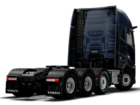 Volvo FH16 Aero 8x4 Tractor 2026 3D Модель
