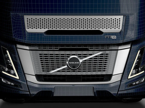 Volvo FH16 Aero 8x4 Tractor 2026 3D Модель