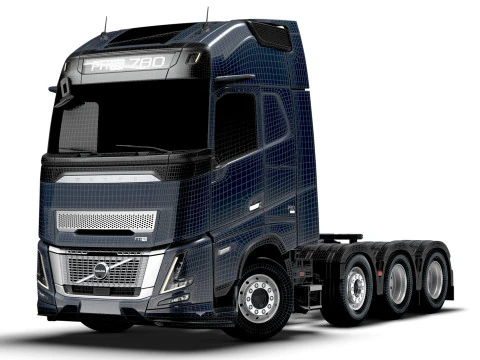 Volvo FH16 Aero 8x4 Tractor 2026 3D Модель