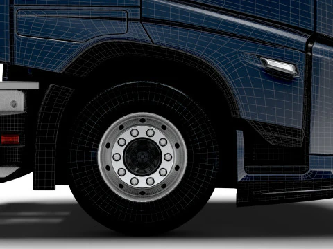 Volvo FH16 Aero 8x4 Tractor 2026 3D Модель