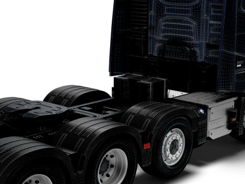 Volvo FH16 Aero 8x4 Tractor 2026 3D Модель