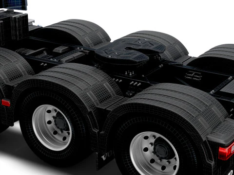 Volvo FH16 Aero 8x4 Tractor 2026 3D Модель