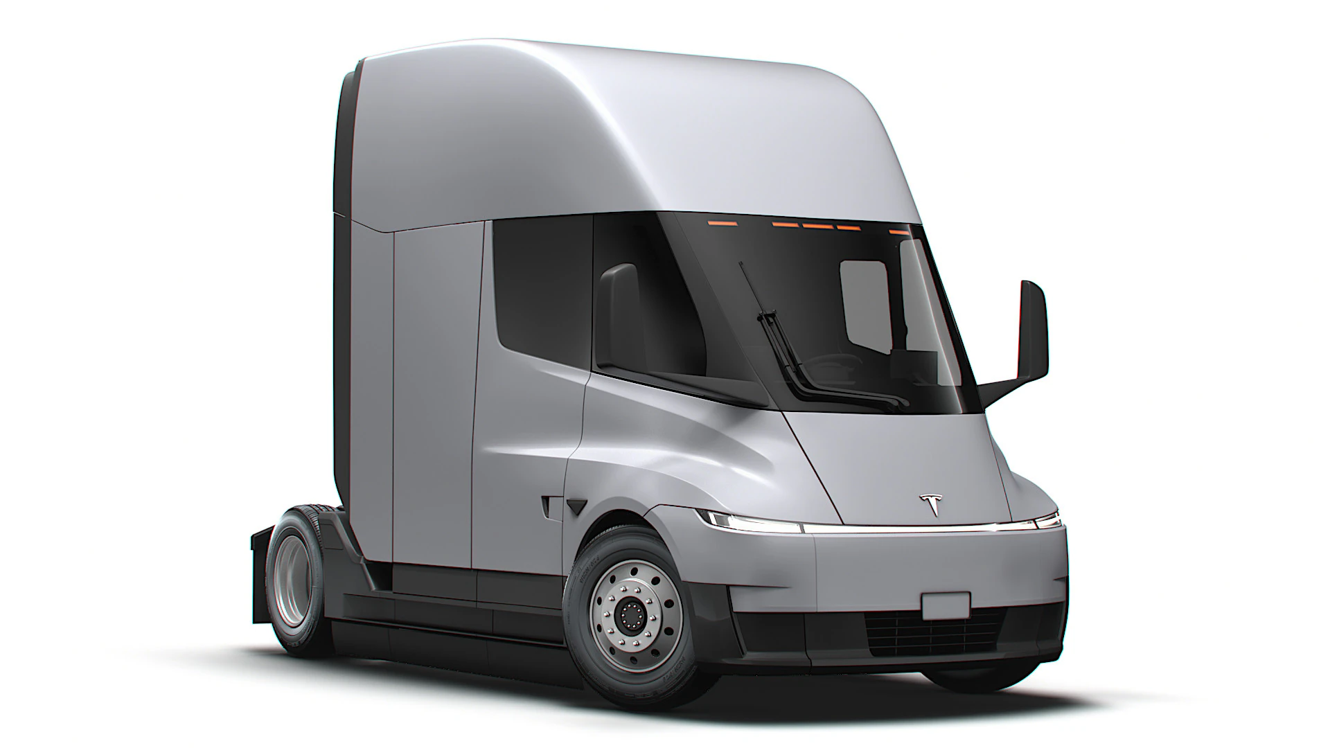 Trattore semi Tesla 4x2 2026 Modello 3D .c4d .max .obj .3ds .fbx .stl .blend 