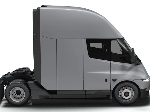 Trattore semi Tesla 4x2 2026 Modello 3D