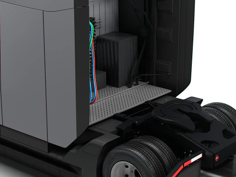 Trattore semi Tesla 4x2 2026 Modello 3D