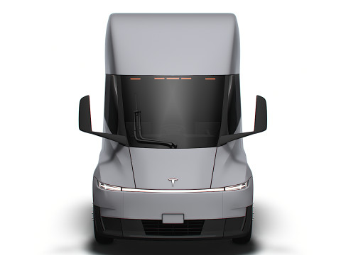 Tesla Semi Tractor 4x2 2026 3D Model