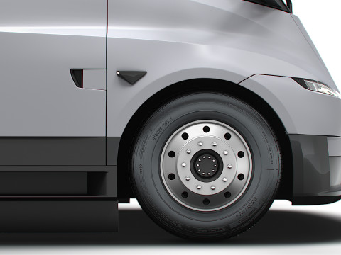 Tesla Semi Tractor 4x2 2026 3D Model