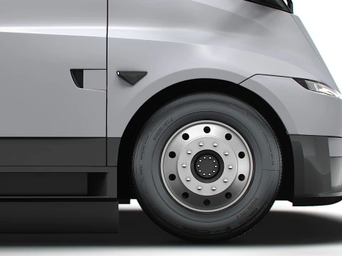 Trattore semi Tesla 4x2 2026 Modello 3D