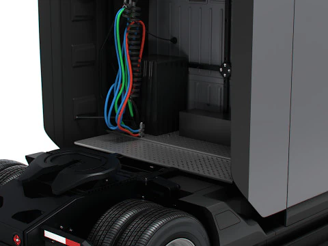 Trattore semi Tesla 4x2 2026 Modello 3D